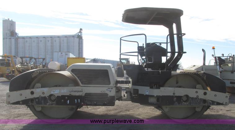 image for item G9837 2005 Ingersoll Rand DD118HFA double drum vibratory roller