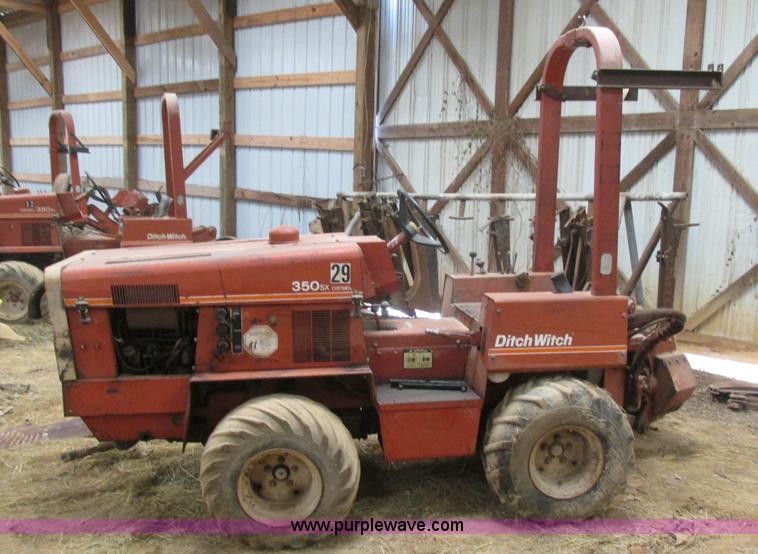 image for item H7594 Ditch Witch 350 SX vibratory cable plow