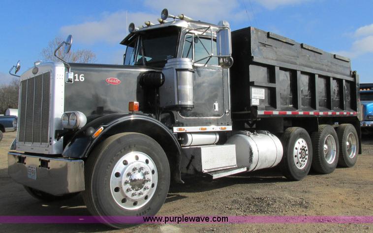 image for item H7603 1987 Peterbilt 357 dump truck
