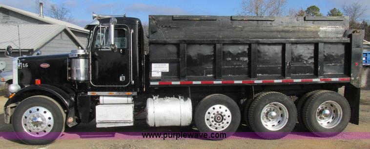 image for item H7603 1987 Peterbilt 357 dump truck
