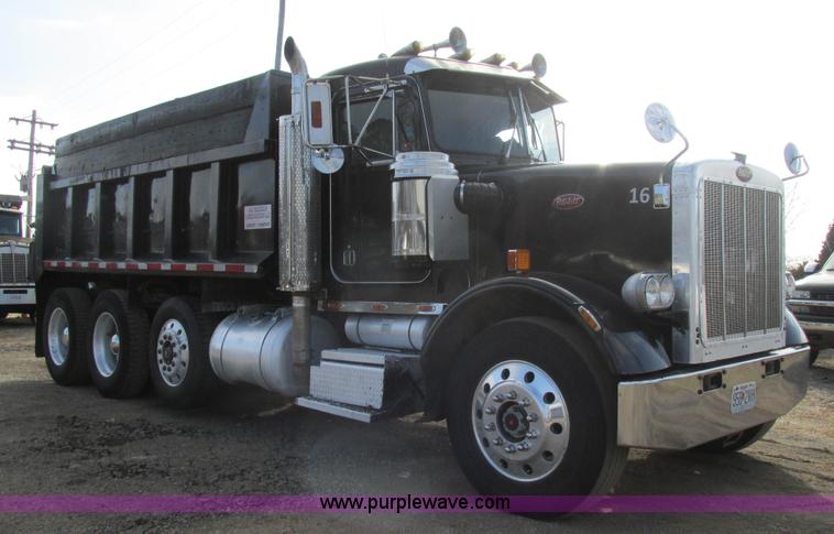 image for item H7603 1987 Peterbilt 357 dump truck