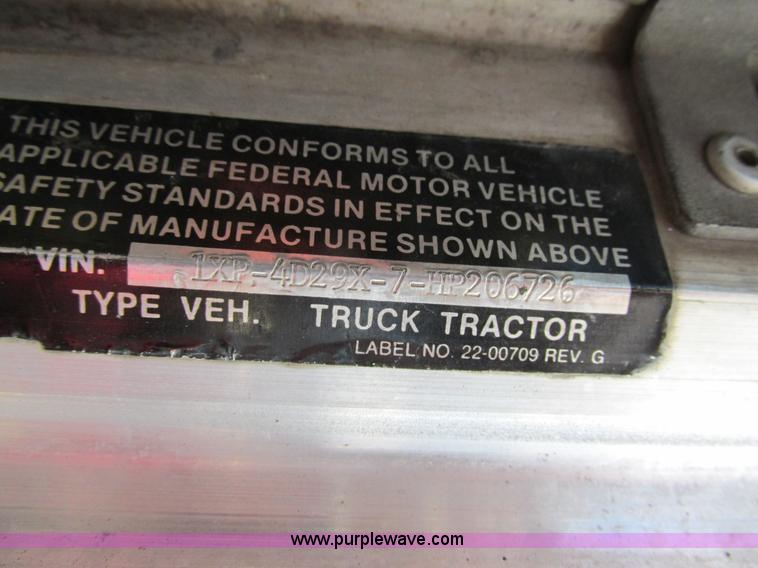 image for item H7603 1987 Peterbilt 357 dump truck