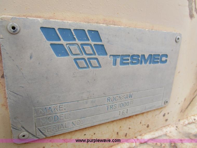 image for item I2526 1990 Tesmec TRS 1000B rock saw