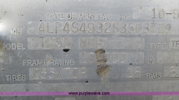 image for item I3112 1994 Fontaine TB50 detachable lowboy trailer