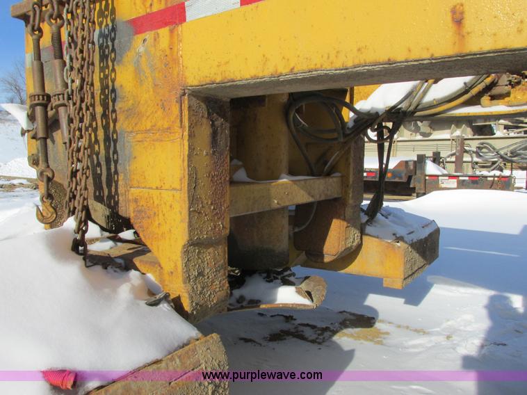 image for item I3799 1972 shop built low boy trailer