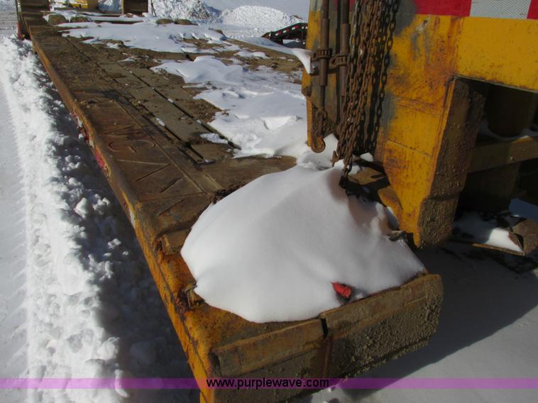 image for item I3799 1972 shop built low boy trailer