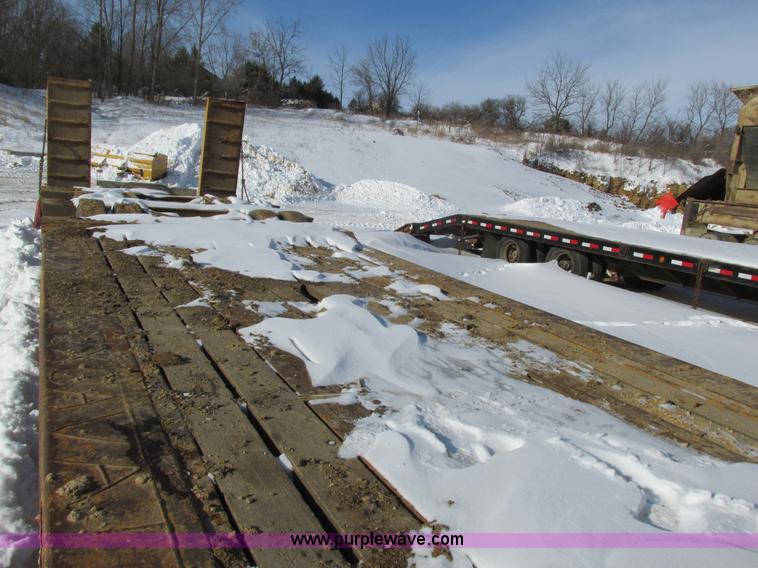 image for item I3799 1972 shop built low boy trailer