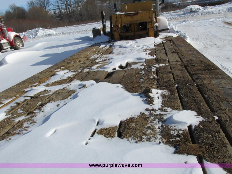 image for item I3799 1972 shop built low boy trailer