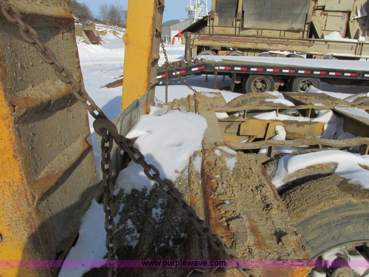 image for item I3799 1972 shop built low boy trailer