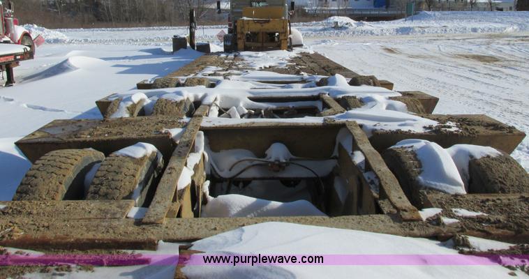 image for item I3799 1972 shop built low boy trailer