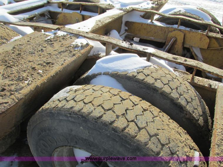 image for item I3799 1972 shop built low boy trailer