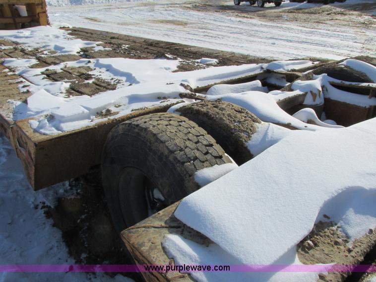 image for item I3799 1972 shop built low boy trailer