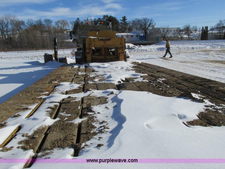 image for item I3799 1972 shop built low boy trailer