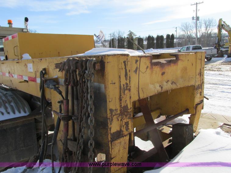 image for item I3799 1972 shop built low boy trailer