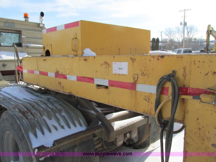 image for item I3799 1972 shop built low boy trailer