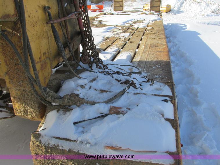 image for item I3799 1972 shop built low boy trailer