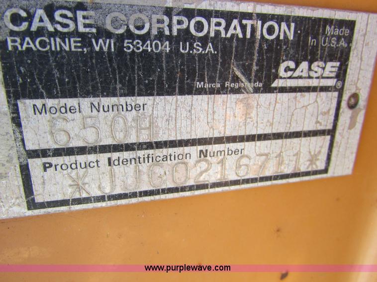 image for item I6673 2000 Case 650H LGP dozer