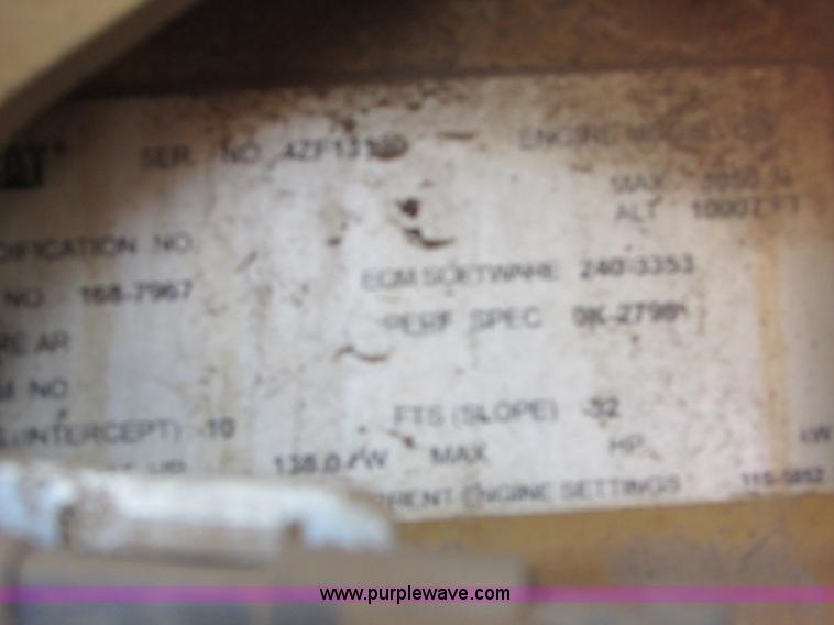 image for item I6676 2005 Caterpillar 12H VHP Plus motor grader