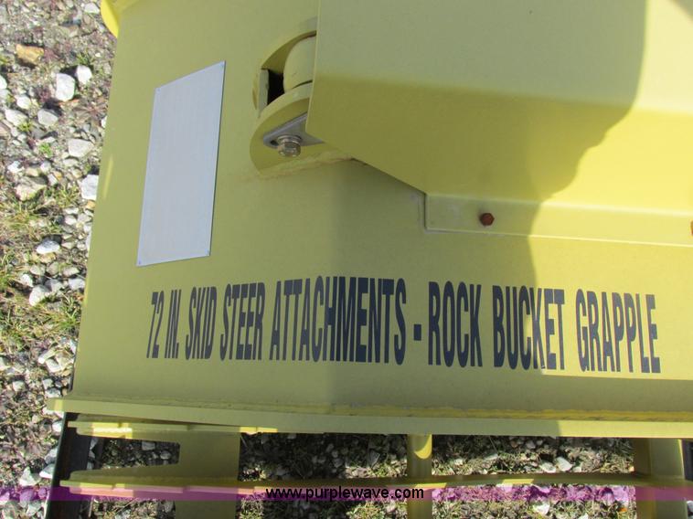 image for item I8766 Skid steer grapple bucket