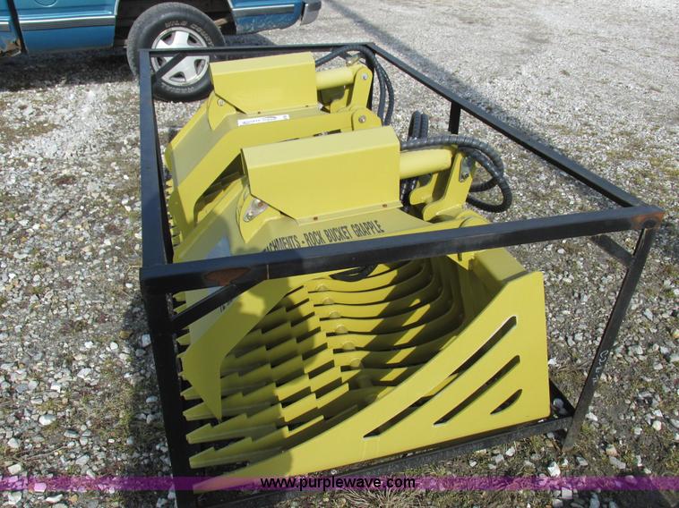 image for item I8766 Skid steer grapple bucket