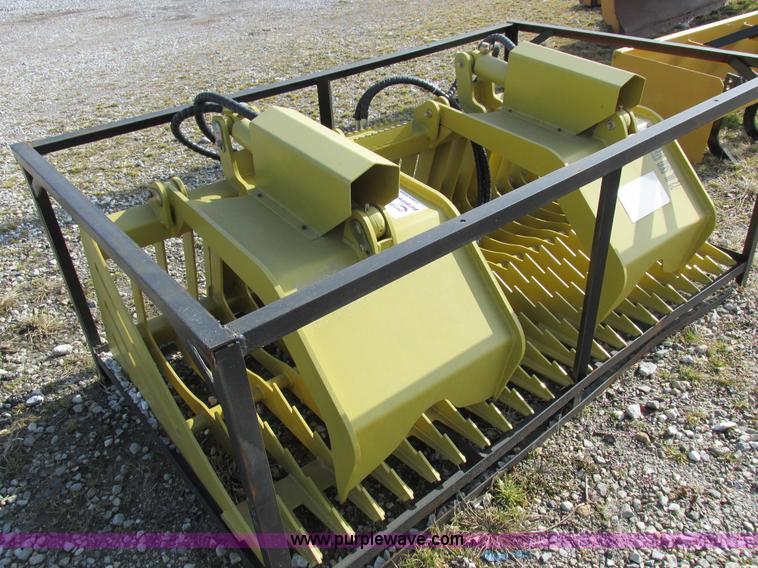 image for item I8766 Skid steer grapple bucket