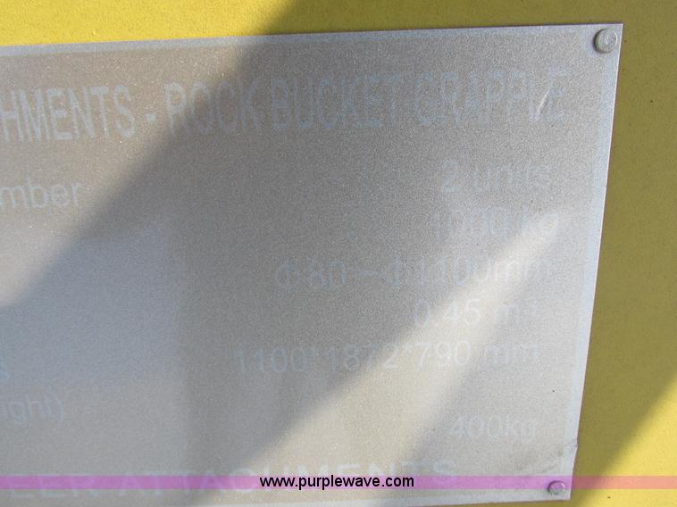 image for item I8766 Skid steer grapple bucket