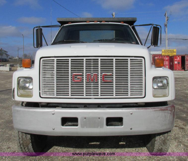 image for item I8769 1991 GMC TopKick flatbed truck