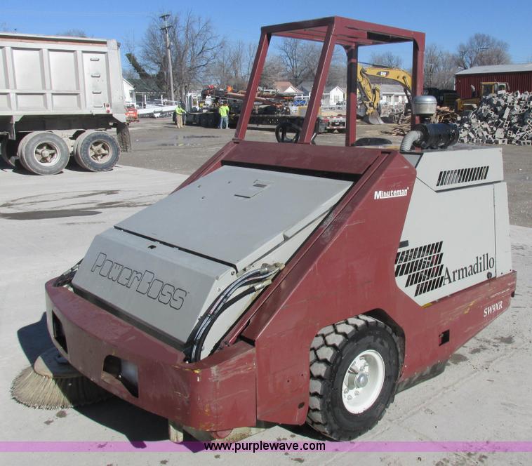 image for item I8804 Minuteman PowerBoss Armadillo SW9XR sweeper