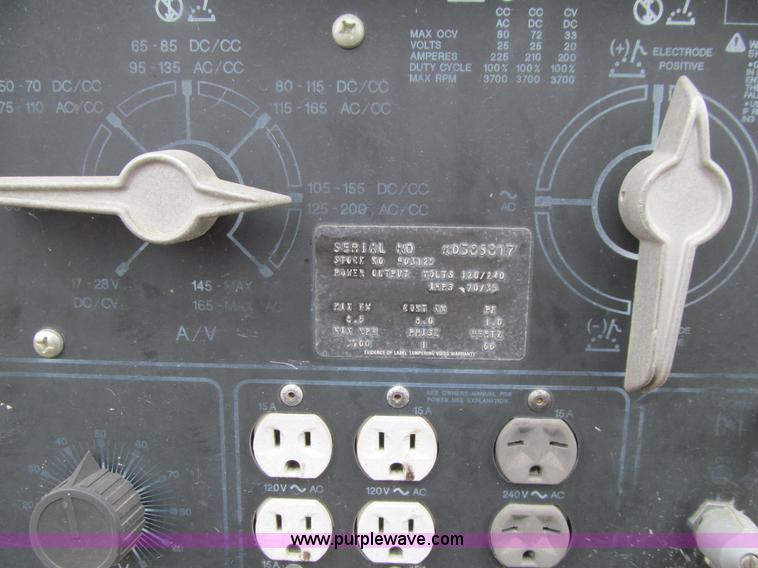 image for item J3321 Miller Bobcat 225 welder/generator