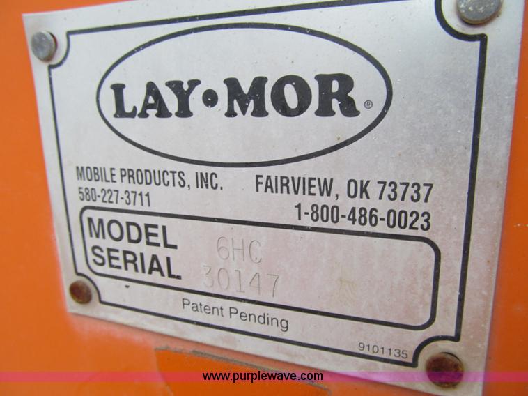 image for item J3327 2004 Lay-mor 6HC broom