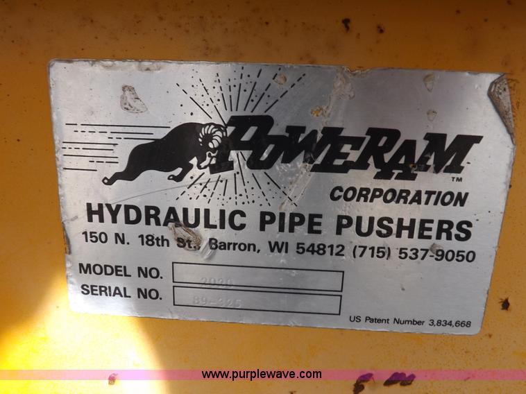 image for item K3144 Power Ram 2020 pipe pusher