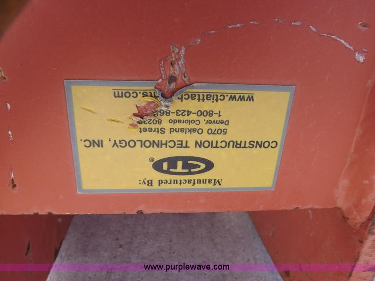 image for item K3146 Construction Technology Inc. 2000 asphalt cutter