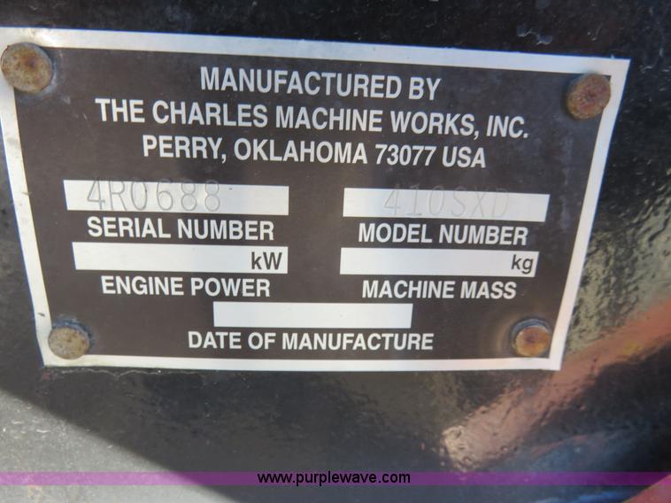 image for item K7020 1998 Ditch Witch 410SXD trencher