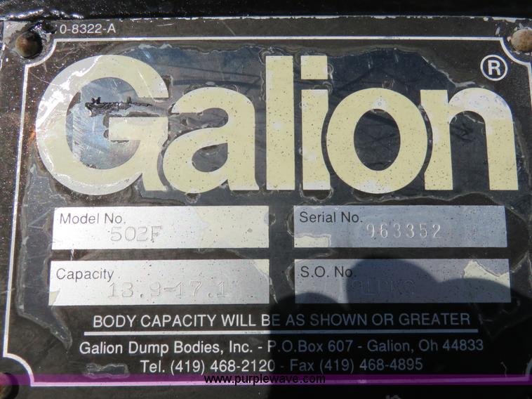 image for item K7021 1995 International 4900 dump truck