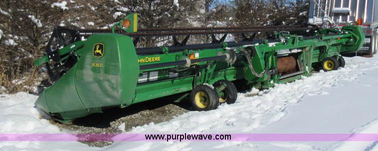 image for item AW9093 2010 John Deere 635D draper head
