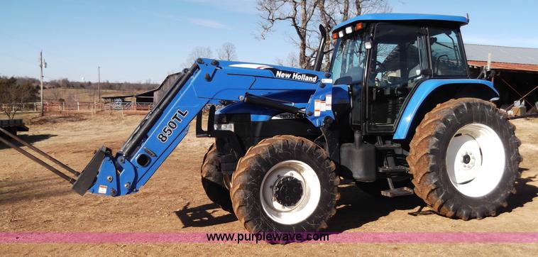 image for item D1383 2007 New Holland TM130 MFWD tractor