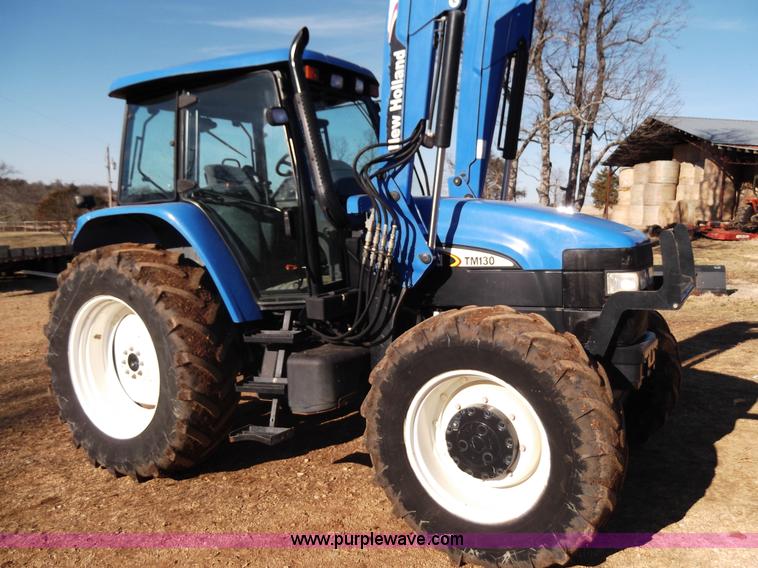 image for item D1383 2007 New Holland TM130 MFWD tractor