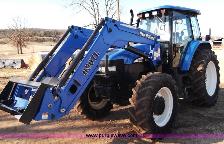 image for item D1383 2007 New Holland TM130 MFWD tractor