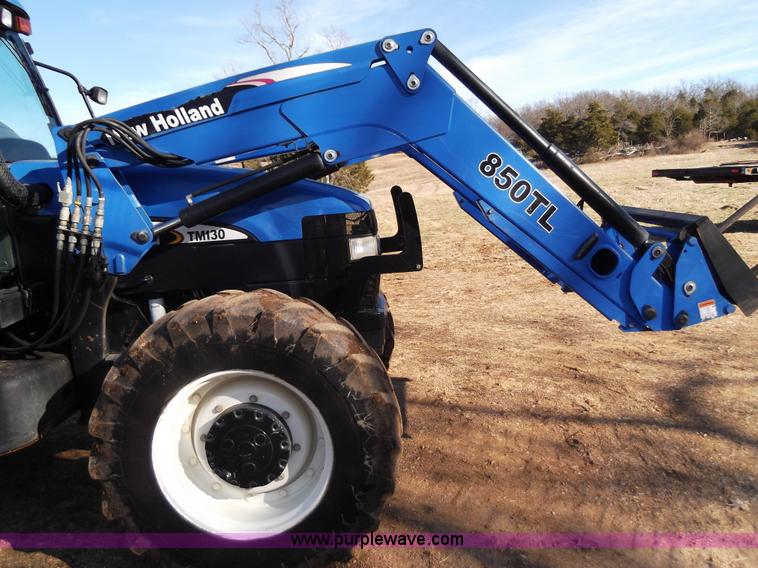 image for item D1383 2007 New Holland TM130 MFWD tractor