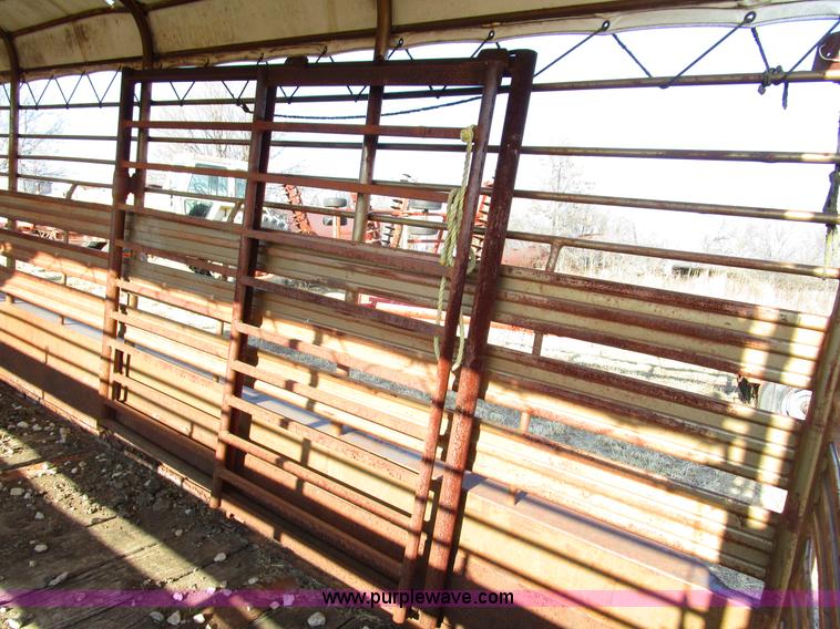 image for item D2260 1980 Hanover livestock trailer