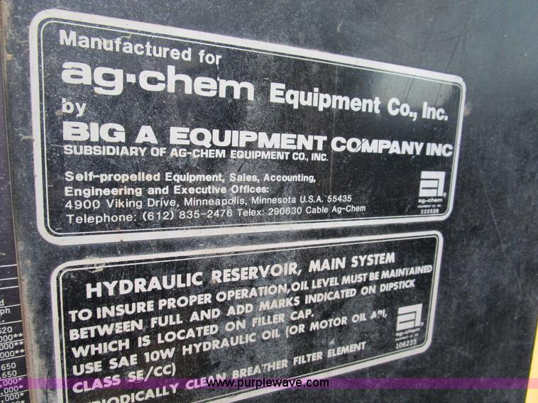 image for item D2285 Ag-Chem TerraGator 1664 applicator