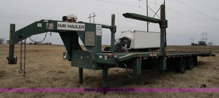 image for item D2286 2012 Hay Hauler gooseneck hay trailer