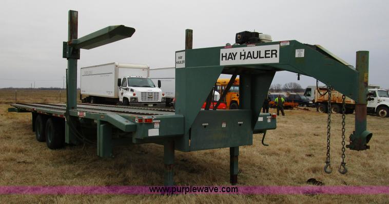 image for item D2286 2012 Hay Hauler gooseneck hay trailer