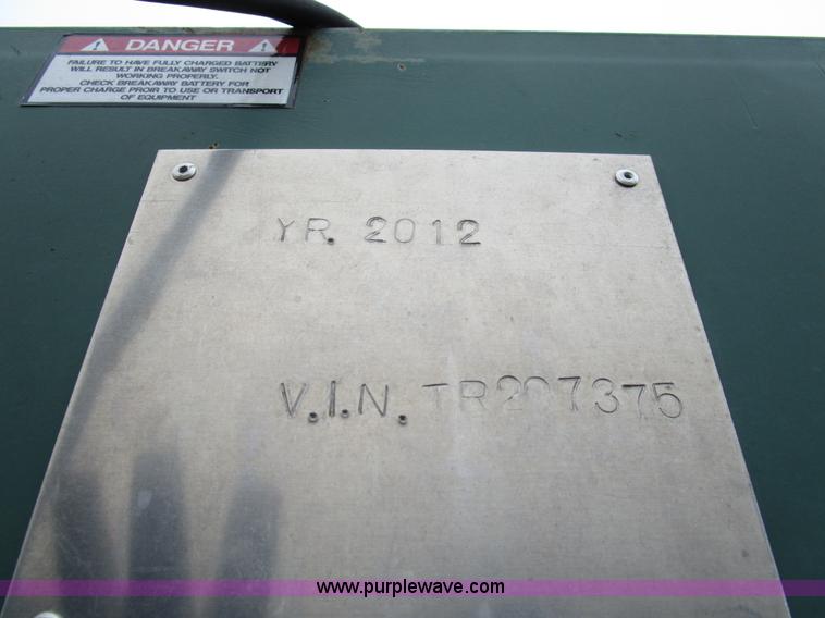 image for item D2286 2012 Hay Hauler gooseneck hay trailer