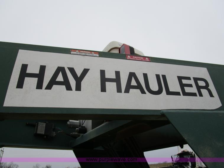 image for item D2286 2012 Hay Hauler gooseneck hay trailer