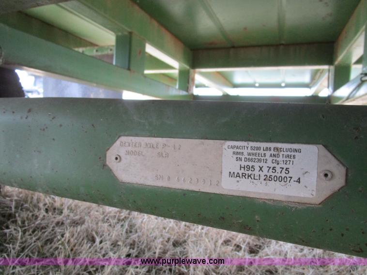 image for item D2286 2012 Hay Hauler gooseneck hay trailer