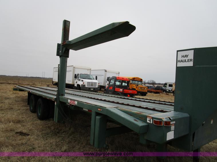 image for item D2286 2012 Hay Hauler gooseneck hay trailer