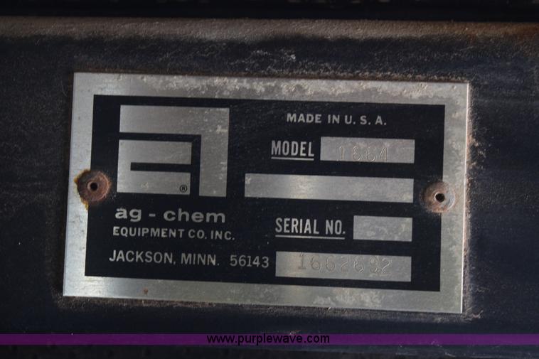 image for item E6144 Ag-Chem TerraGator 1664T self-propelled sprayer