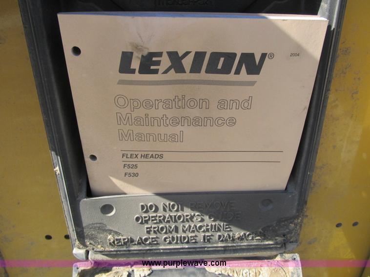 image for item F8934 2011 Lexion Claas F900 flex header