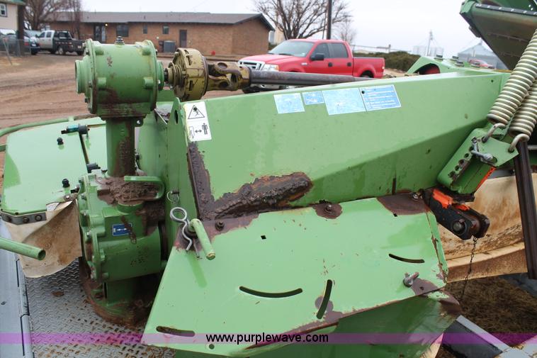 image for item H1630 (2) 2005 Krone disc mower windrowers with shop built trailer